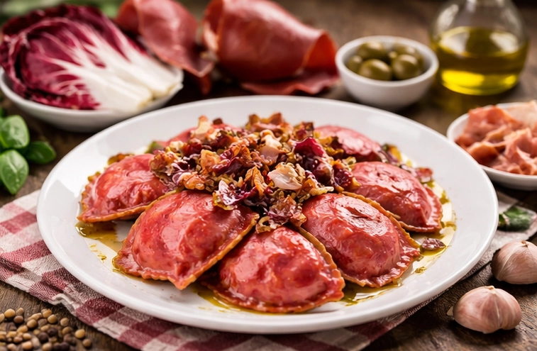 Radicchio ravioli "Istrijana"